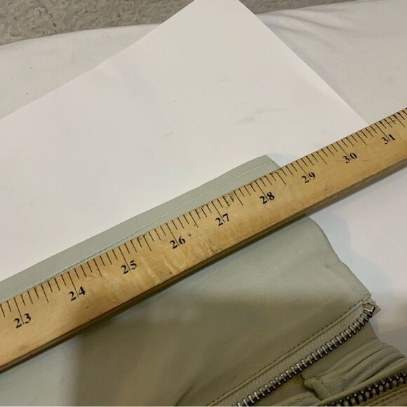 ISABEL MARANT gray  Lambskin Leather skinny Leg Pants 36 US 4 - Picture 13 of 13